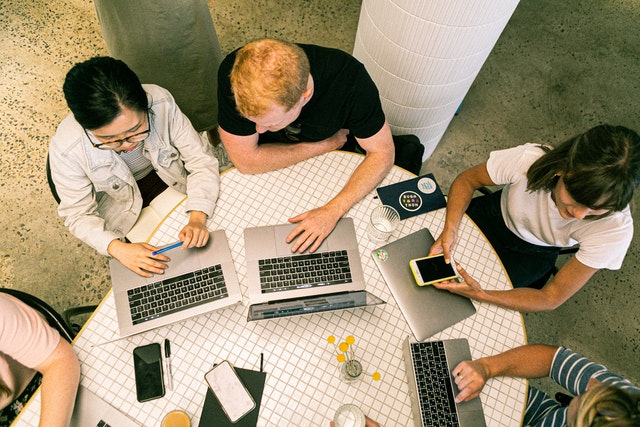 group meeting around a conference table